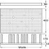 please look 493 mm insert width to fit 600 mm (9 pegs) drawer width European oak - view 2