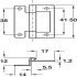 Flush Hinge Cranked for 15-19 mm Door Thickness Steel Ideal for caravans and mobile homes Bright zinc plated - view 2