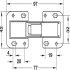 Concealed Hinge 90° Easy Mount Steel Sprung - view 3