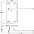 Varthen Lever Hdls/Plt Latch Zinc Alloy PC - view 2