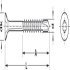 Hospa T Drill Screw Prt Countersunk TS20 D4.0x45mm - view 2