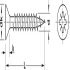 Hospa Chipboard Screw, Countersunk Head, PZ, Fully Threaded, Galvanized, 4 x 17 mm - view 3