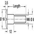 Shoulder Screw M6x28mm Steel Glv - view 3