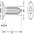 Spax Screw, Countersunk Head, T-Star, Fully Threaded, 3.5 x 30 mm - view 2