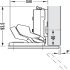 Concealed Hinge 125° for Glass/Mirror Doors Tiomos Mirro Glass thickness 3-8 mm With opening mechanism - view 5