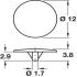 Cover Cap for Ø 6-8 mm Screws with Philips Head Light brown - view 2