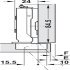 Tiomos 120D Hinge Clk FO DF w SC NP - view 3