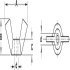 Wing Nut M8 Steel Glv - view 2