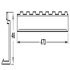 Cuisio Cut Tray End Piece 473mm Gph - view 4