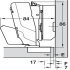 Tiomos 155D Hinge/Plt Set Clk 3prt Hos - view 5