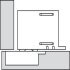 Concealed Hinge 105° Full Overlay Mounting Tiomos H For cabinet thickness min. 18 mm Nickel plated - view 4