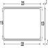 Ventilation Grille Rectangle 225x120mm Plastic White - view 4