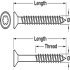 Spax Screw Ful Countersunk TS20 D3.5x20mm Wrx 200 - view 2