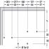 Bi-Fold Lift Up Fitting Set for 2-Piece Wooden Flaps Free Fold For cabinet height 720 mm 800/1000 mm general door width for 8.5-14.4 kg flap weight 3 connecting hinges included grey - view 4