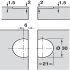 270D Flap Hinge Steel PNP - view 4