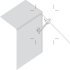Lid Stay 150mm LH w Guide Slot SNP - view 3