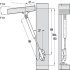 Automatic Opening Lid Stay for Wooden/Aluminium Frame Doors Length 164 mm 80N - view 3