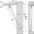 Automatic Opening Lid Stay for Wooden/Aluminium Frame Doors Length 244 mm 80N - view 3