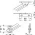 Lid Stay 150mm LH w Guide Slot SNP - view 2