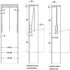 Pull Down Wardrobe Rail for Installed Height 850 mm 2004 Steel wardrobe rail plastic pull rod housing and connecting parts For internal cabinet width 600-1000 mm white steel rail white plastic housing and connecting parts white pull rod - view 4