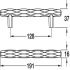 Steel.Vincent Pull Zinc Alloy Polished Nickel 128mm Fixing Centres - view 3