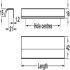 Ona Profile Handle Aluminium Bru Black 256mm Fixing Centres - view 4