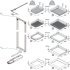 Swing Out Larder Unit For Cabinet Width 450-600 mm Saphir Mesh Baskets VS TAL Gate Centre mounting height adjustable For cabinet width 450 mm basket width 350 mm installed height 1900-2140 mm 5 baskets included - view 2