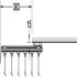 Pull Out Rack Width Adjustable Aluminium and Plastic System Plus Load capacity 7 kg Brown/brown finish - view 3