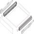 NPS Drawer Sides 63/450mm Stn 1pr - view 5