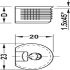 Rafix 20 FF Housing wo Ridge 16mm Plastic Silver - view 5
