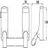 Panic Latch Single Exit Only for Doors Max. 1220 mm Wide Startec Suits either hand Satin stainless steel - view 2