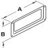 Label Frame Steel Sat Nickel Plt 69x35x2mm - view 3