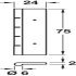 Dummy Hinge Brass Imitation bronze - view 2