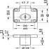 Econo Deadbolt Rim Lock BS25mm KA DR - view 2