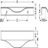 Noma Profile Handle Aluminium Ano Bright 128mm Fixing Centres - view 4
