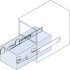 Ball Bearing Drawer Runners Full Extension Load Capacity 120 kg Accuride 5322 High grade stainless steel Installed length 550 mm extension length 592 mm - view 2