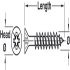 Multipurpose Screw Prt Countersunk Pozi D5.0x70mm - view 2