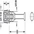 Minifix C100 Spread Bolt 10/24mm Zinc Alloy Grey - view 5