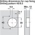 M310 155D Hinge Qck FO 45/9.5 wo SC NP - view 3