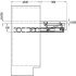 OPLA PO WithT w Shelf 40kg 600mm Steel/Anodised - view 5