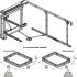 Corner Unit Swing Out Complete Set For cabinet width: 800 mm White/Chrome baskets Left hand - view 3