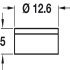 Cover Cap Plastic for Screws Hinged White Ø 12.6 mm - view 2
