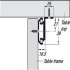 Extending Table Runners for Tables with Frames Load Capacity 60 kg Installed length 800 mm opening for insert 610 mm - view 2