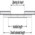 Extending Table Runners for Tables with Frames Load Capacity 60 kg Installed length 800 mm opening for insert 610 mm - view 3
