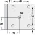 Plinth Foot Top Section Press Plastic Black - view 2