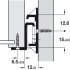 Roller Drawer Runner Base Sgl 35kg 450mm Wht - view 4