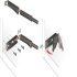 Push Door Catch Concealed or Surface Mounted Short Version with Buffer K Push Tech Grey - view 5