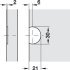 270D Flap Hinge Steel PNP - view 5