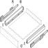 NPS Drawer Set w SC 40kg 63/450mm Stn - view 3