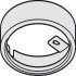 Loox5 LED2094/3094 Bezel SM D65mm Steel Black - view 2